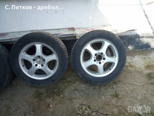 Джанти с зимни гуми - 225/55 16 за Мерцедес W210, W211, снимка 3 - Гуми и джанти - 53748059