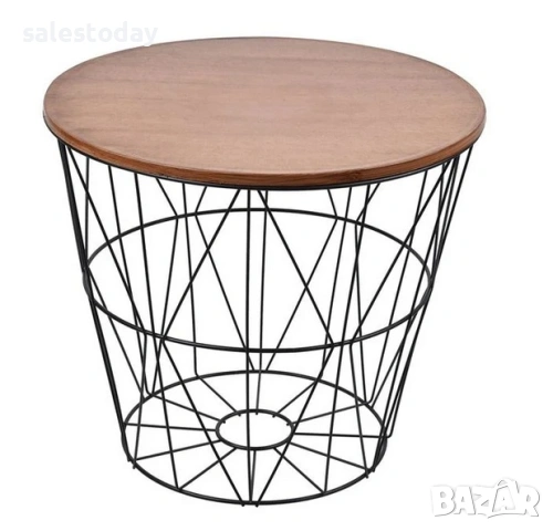 Кръгла масичка, помощна маса за списания и Домашни аксесоари