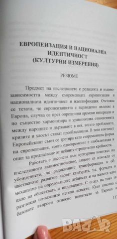 Европеизация и национална идентичност, културни измерения - Емилия Петрова, снимка 7 - Специализирана литература - 46630460