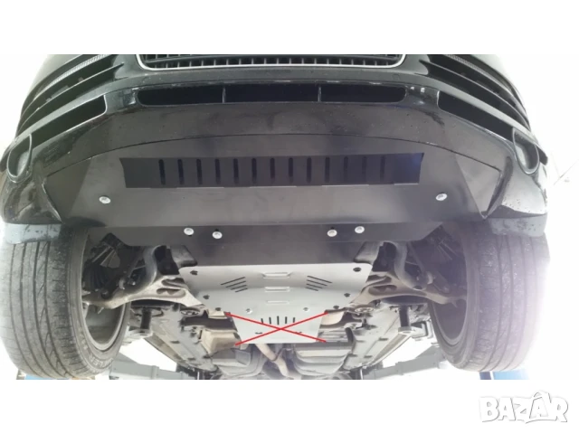 Метална кора под броня и двигател Audi Q7 S-line 2006г – 2015г, снимка 8 - Аксесоари и консумативи - 51044309