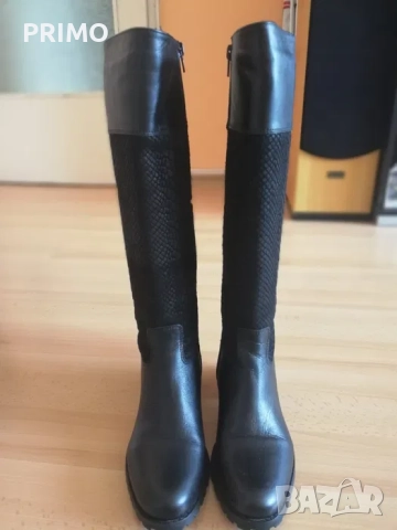 Дамски ботуши, кожени, №36, снимка 5 - Дамски ботуши - 52412573