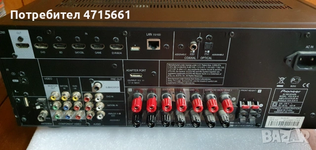 PIONEER VSX-828 AV RECEIVER 7.1 130W на канал 6 ома, снимка 4 - Ресийвъри, усилватели, смесителни пултове - 53537320