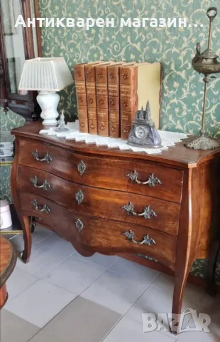 Античен ,френски скрин , снимка 3 - Скринове - 49999948