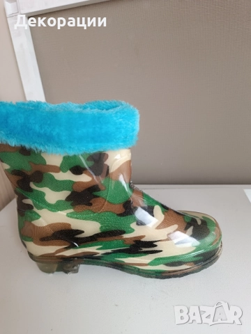 нови детски ватирани гумени ботуши , снимка 4 - Детски боти и ботуши - 51843281