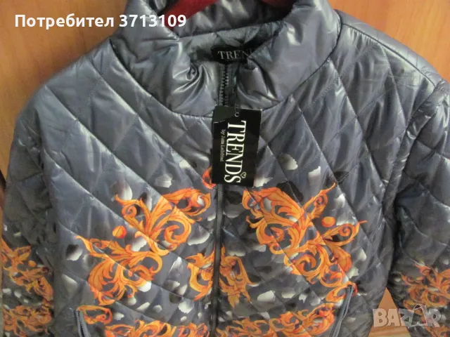 Ново ефектно MAXI мода яке, елече, No 52/54, снимка 2 - Якета - 49404649