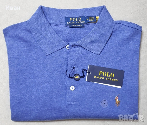 Нова оригинална фланелка Polo Ralph Lauren custom slim fit - размер M