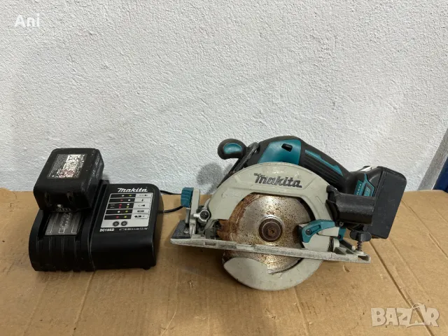 Ръчен циркуляр - Makita 18 V li ion BL, снимка 1 - Други машини и части - 46902974