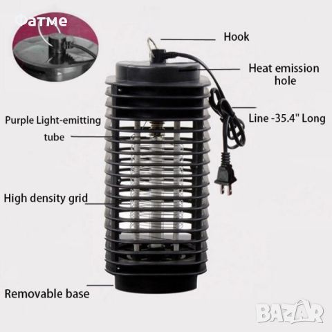 Компактна лампа против комари, снимка 4 - Други - 45572735