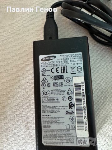 Оригинален адаптер за захранване на монитор Samsung A6024_FPN 60W 24V 2.5A, снимка 6 - Части и Платки - 45865535