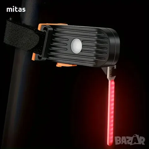 LED TAIL LIGHT стоп светлина за велосипед с висока яркост, линия - USB, снимка 1 - Аксесоари за велосипеди - 47571106