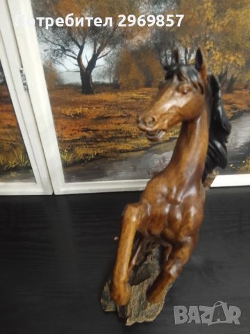 Статуетка, фигура, декорация голям кон, снимка 6 - Декорация за дома - 45497365