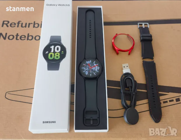 Продавам Samsung Galaxy Watch5 SM-R910 44mm като НОВ , снимка 2 - Смарт часовници - 48267047