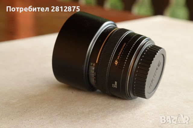 Обектив Canon EF 50mm 1:1.4 ultrasonic, снимка 3 - Обективи и филтри - 46367985