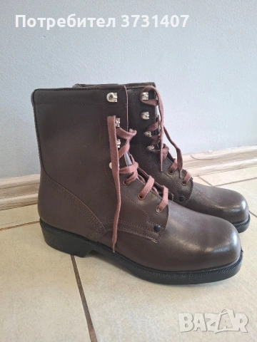 Нови офицерски кожени кубини от Соца 43, снимка 6 - Мъжки ботуши - 53932015