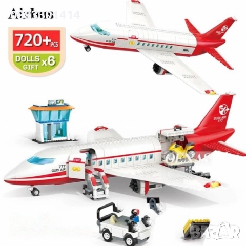 Конструктор Самолет 720 части , снимка 4 - Други - 52830752