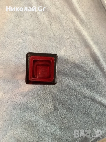 Ваза за цветя модерен  цветно стъкло височина 29 см , снимка 4 - Декорация за дома - 51481693