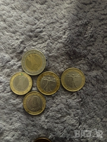 Монети от 1 и 2 евро , снимка 2 - Колекции - 53402212