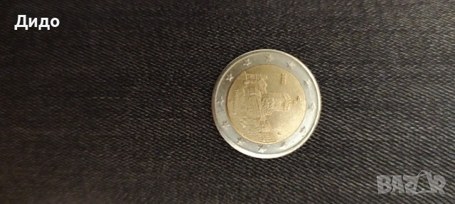 Дефектна  монета номинал 2 евро , снимка 2 - Нумизматика и бонистика - 53930220
