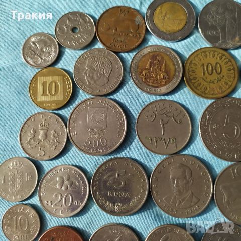 65 стари монети от цял свят , снимка 4 - Нумизматика и бонистика - 46238461