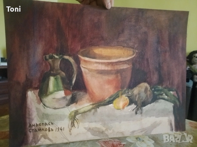 картини натюрморт стари!!!, снимка 3 - Антикварни и старинни предмети - 53581613