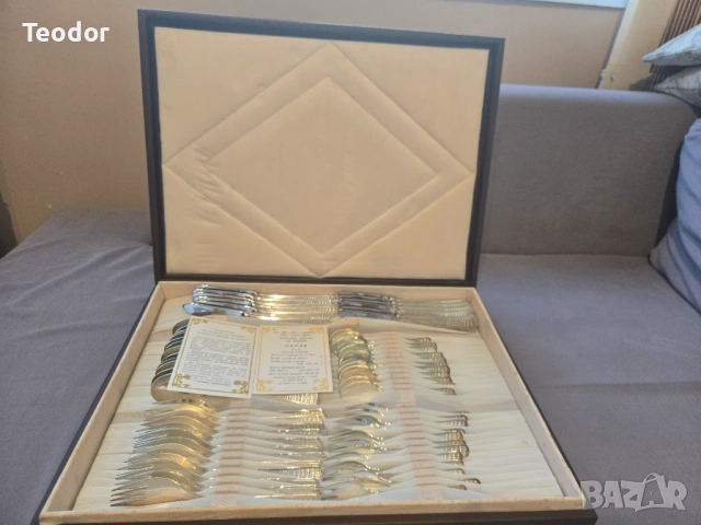 Пълен комплект прибори Перла, снимка 2 - Сервизи - 53696005