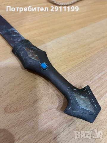 Декоративна арабска кама / ханджар, снимка 2 - Антикварни и старинни предмети - 53333899