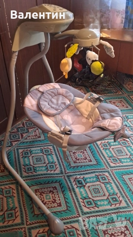 Електрическа люлка фишър прайс!, снимка 4 - За бебешки колички - 52286967