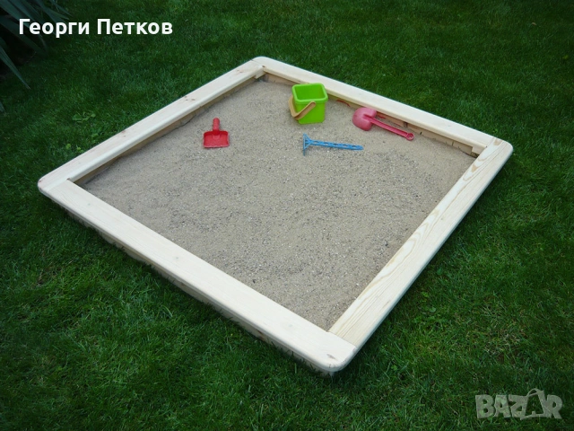 Пясъчник -110х110х12см.,без дъно,не лакиран - 36 €.  , снимка 2 - Други - 53437581