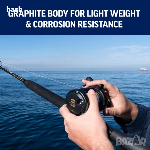 Макара за конвенционален риболов PENN Squall II Level Wind, снимка 3 - Такъми - 50877646