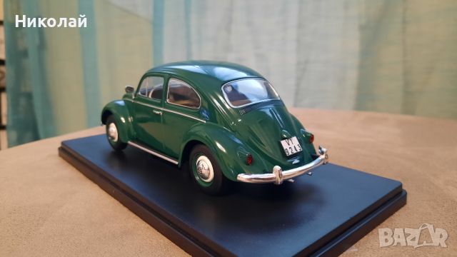 1960 Volkswagen Beetle/Escarabajo 1200 1:24 Whitebox/Hachette Diecast Колекционерски модел количка, снимка 6 - Колекции - 46442674