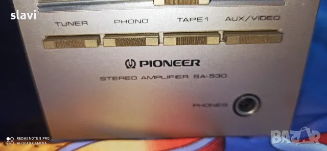 Усилвател Pioneer SA-530, снимка 5 - Ресийвъри, усилватели, смесителни пултове - 48152620