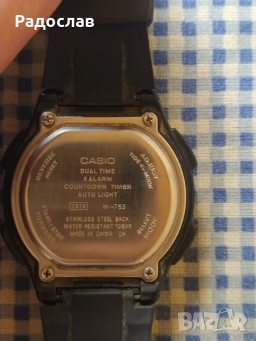 часовник CASIO  W-753, снимка 6 - Мъжки - 51244905