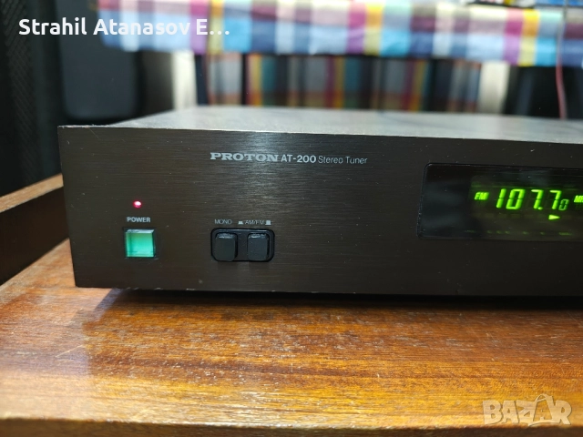 Proton AT-200 Стерео Тунер, снимка 4 - Радиокасетофони, транзистори - 51697914