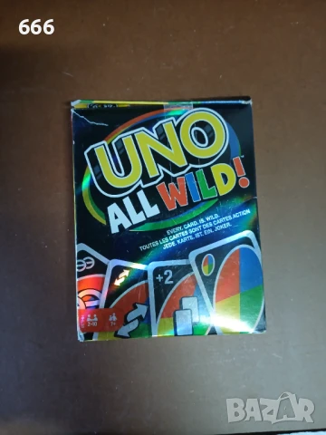 Настолна игра UNO All Wild - Семейна, снимка 5 - Карти за игра - 51388895