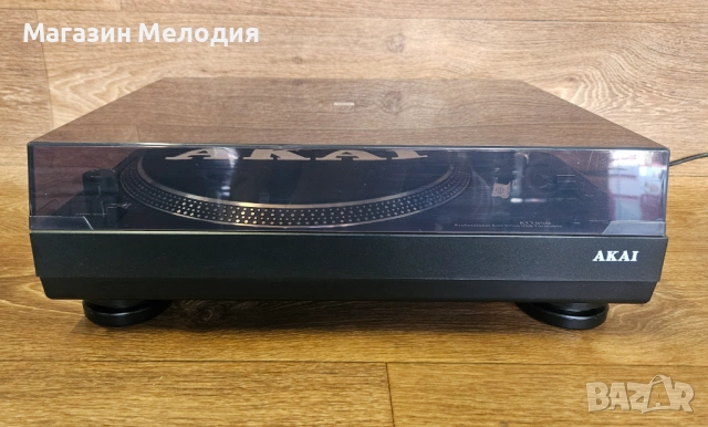 Грамофон AKAI ATT05U Black с USB – Професионален дизайн и дигитализиране на плочи. В отлично техниче, снимка 2 - Грамофони - 53797117