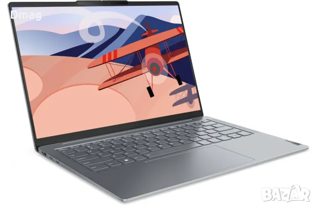 14" OLED Lenovo Yoga Slim 6/Ryzen 7 7840u/16GB/1TB SSD / Win11, снимка 3 - Лаптопи за работа - 48331986