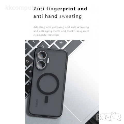 Xiaomi Poco F7 5G / Redmi Turbo 4 Pro 5G PC + TPU/ MagSafe Удароустойчив Калъф и Протектор, снимка 11 - Калъфи, кейсове - 50809740