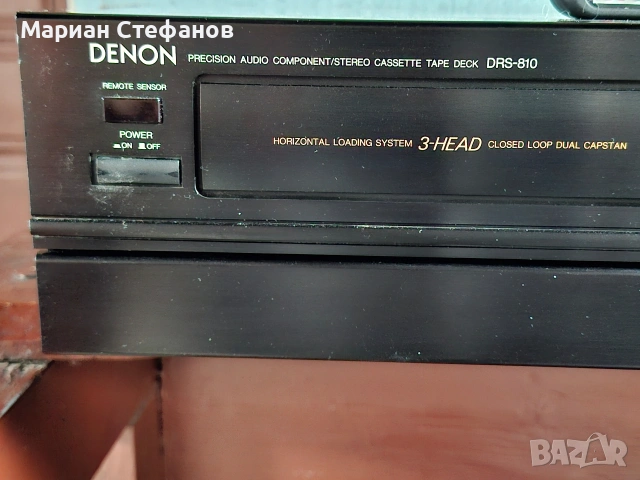 Касетен дек DenonDRS-810,3 глави,дистанционно., снимка 4 - Декове - 53926095