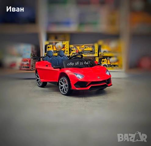 ТОП ЦЕНА!НОВО!Акумулаторна кола Chiara/LAMBORGHINI с 12V батерия,USB