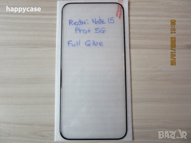 Xiaomi Redmi Note 15 Pro+ / 15 Pro 4G / 14 Pro / 14 Pro+ / 13 Pro+/ 3D ЦЯЛО ЛЕПИЛО Стъклен протектор, снимка 11 - Фолия, протектори - 43803989