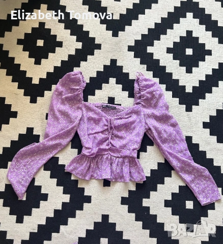 Пролетна тънка блуза/риза zara xs 