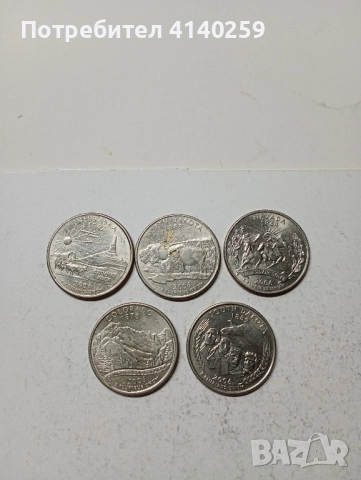 САЩ МОНЕТИ 1/4 куортър Долар 2006 г 