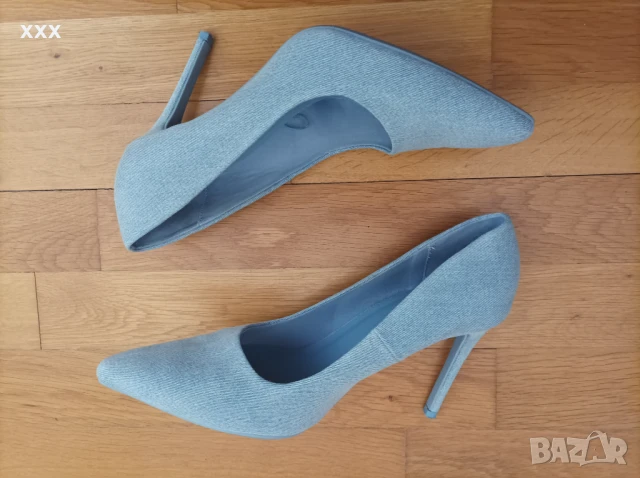 Bershka деним обувки, снимка 11 - Дамски обувки на ток - 51300359