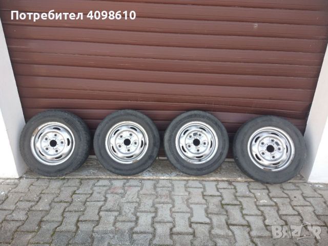 4 пълни джанти 195/70 R15C всесезонни гуми Pirelli , снимка 1 - Гуми и джанти - 45748152