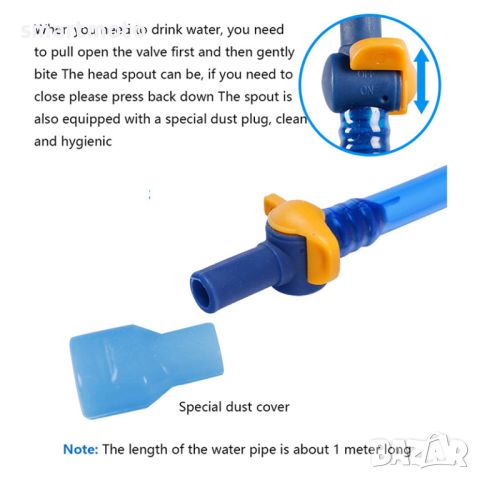 Хидратор за вода 2Л подходящ за всяка раница с отвор за маркуч, снимка 4 - Аксесоари и консумативи - 45383196