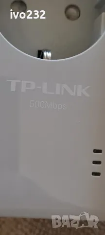 tp link powerline adapter , снимка 4 - Мрежови адаптери - 48489382