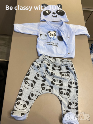 Бебешки комплект Панда, снимка 1 - Комплекти за бебе - 45006913