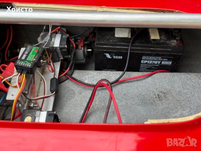 RC лодка за риболов (Bait Boat) с дистанционно FlySky FS-i6 – двойни бункери  , снимка 5 - Стръв и захранки - 53831029