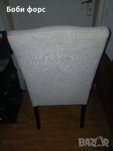 Уютен стол бял цвят , снимка 8 - Столове - 53578892