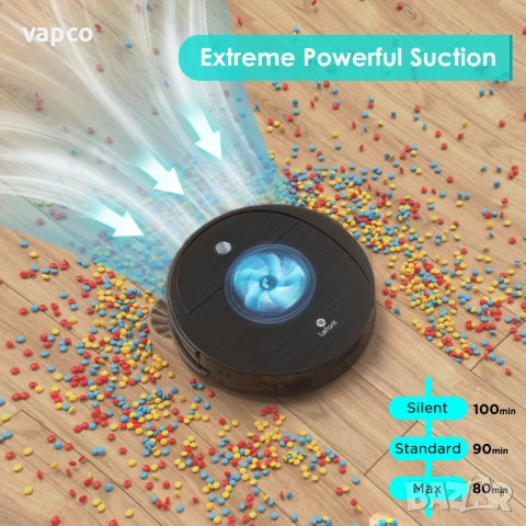 Прахосмукачка робот Lefant M213, снимка 2 - Прахосмукачки - 52144025